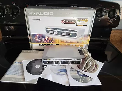 M-Audio Mobile USB BUS-POWERED Preamp And Audio Interface TESTED • $54.90