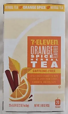 7-Eleven Orange Spice Flavored Herbal Tea 20 Bags BB 9/25 • $8.99