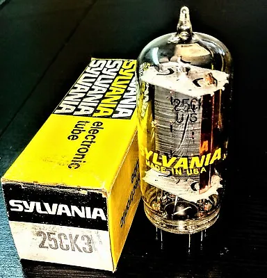 $10 • Buy SYLVANIA 25CK3 TV Damper Vacuum Tube NOS NIB Tested Free Shipping