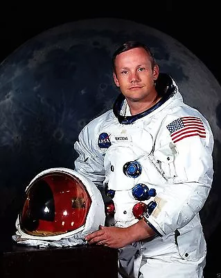 Portrait Of NASA Apollo 11 Astronaut Neil Armstrong 1969 - New 8x10 Photo • $8.99