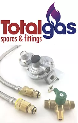 Lpg Regulator Kit Twin Stage 250mj Suit Caravan And Home Use • $74.95