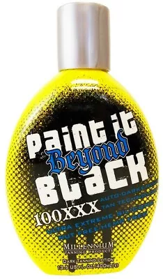 Millennium PAINT IT BEYOND BLACK 100XXX Bronzer Indoor Outdoor Tanning Lotion • $26.99