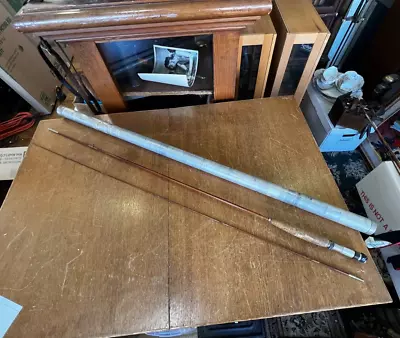 Vintage Fly Fishing Rod _ 2 Piece 91 Inches With Metal Tube Case • $100