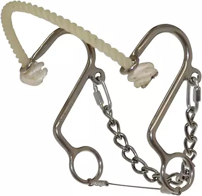 REINSMAN Diamond R Little S Rope Nose Hackamore For Horse DR058 • $62.99