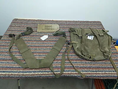 USGI WW2 WWII Korean War Vietnam War M-1945 Pack Combat M-1956 Suspenders Etc • $19.99