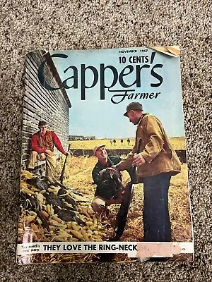 Vintage Nov 1957 Capper's Farmer Magazine - Farm Equipment & Advertisments • $7.96