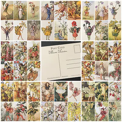 Flower Fairy Postcards Cicely Mary Barker - 1-50 - Choose Fairies From List • £1