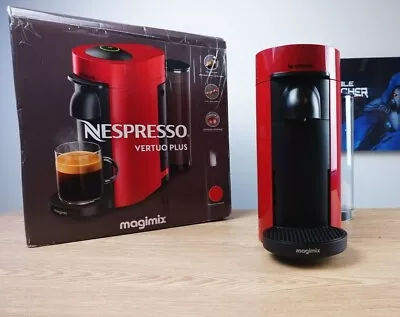 £59.99 • Buy Cheap Magimix Nespresso Vertuo Plus M600 1260W Coffee Machine - Red