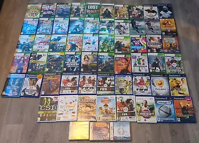 Job Lot Games Wii Pc Playstation 2 3 4 Xbox Xbox 360 One  Untested Sold As Seen • £100