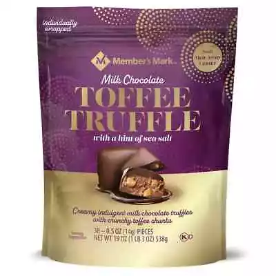 Member's Mark Milk Chocolate Toffee Truffle With Sea Salt (19 Oz.) • $13.75