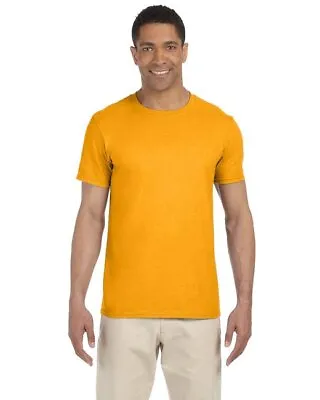 Gildan G640 Mens Short Sleeve Plain Softstyle Ringspun Cotton Jersey T-Shirt • $7.85