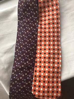 Lot Of 2 Mens Ties - JCrew And Nautica Excellent Condition • $18