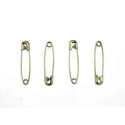 Gold Safety Pins Size 2 - 1.5 Inch 144 Pieces Premium Quality • $9.40