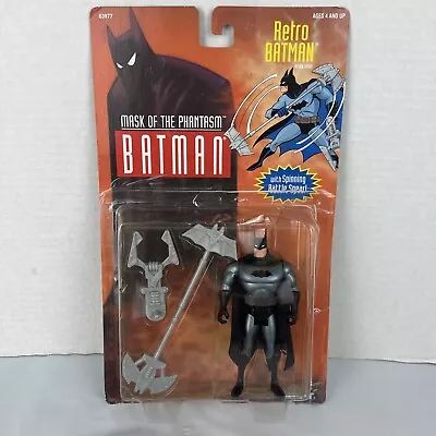 1994 Mask Of The Phantasm Retro Batman Action Figure & Spinning Battle Spear NEW • $40