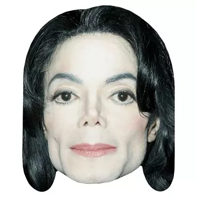 Michael Jackson (Long Hair) Celebrity Mask Flat Card Face • $5.96