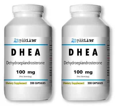 DHEA Dehydroepiandrostero 100mg Serving 400 Capsules =SALE= Ship From USA Cheap • $51.67