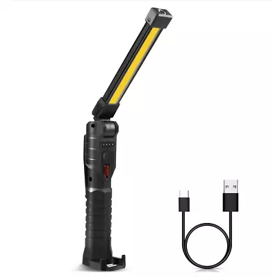  Rechargeable LED COB Work Light Mechanic Flashlight Lamp Magnetic Base Bright • $9.89