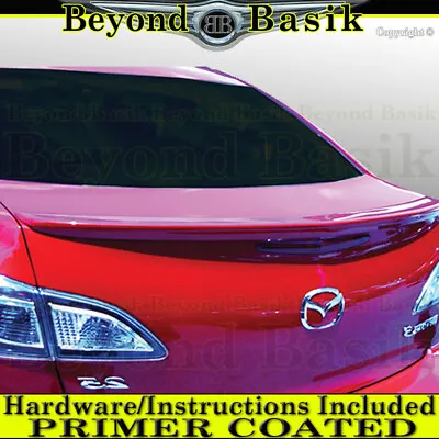 2010 2011 2012 2013 Mazda 3 Sedan Factory Style Lip Spoiler Trunk Wing PRIMER • $45.25