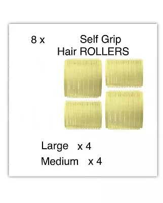 Drybar High Tops Hair Rollers 8 Self Grip Hair Rollers 4 Medium 4 Large NEW • $18.50
