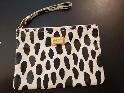 MARC By MARC JACOBS BLACK & Creme Spotted  Wristlet/Clutch • $60