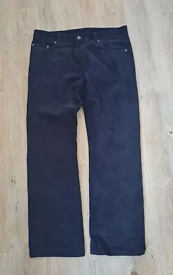 Men's GANT JASON Navy Blue Cotton Normal Waist Regular Fit Jeans W36 X L32 • £37.99