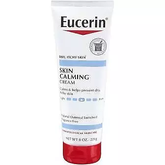 Eucerin Skin Calming Fragrance Free Creme  8 OZ • $8.58