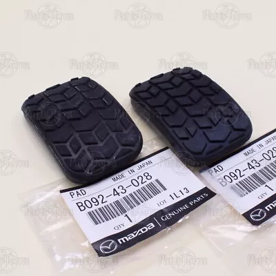 X2 New Genuine OEM Mazda 323 Mazda Miata Clutch And Brake Pedal Pads B092-43-028 • $18.25