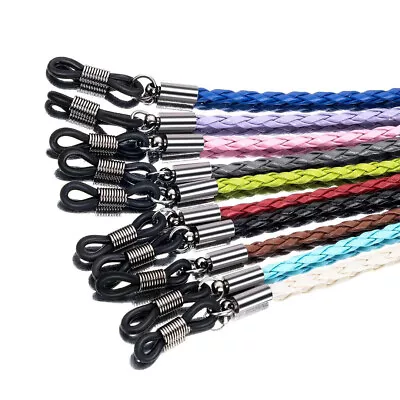$5.99 • Buy Sunglass Strap Sun Glasses Cord Knitted Twisted Leather Lanyard Neck Chain