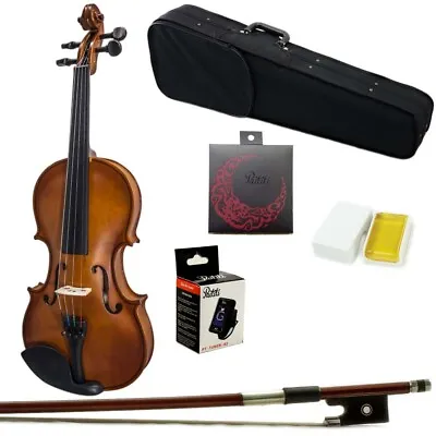 Paititi 1/16 Size Student Beginner Violin W Black Case Rosin + Digital Tuner • $59.99