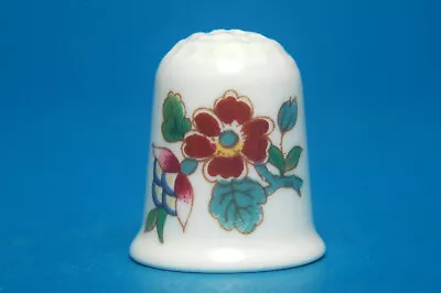 Coalport Flowers & Leaves  China Thimble B/65 • £1.99