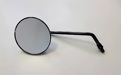 Moto Guzzi 5  Black Round Mirror Left Side 850 T3 Convert LeMans G5 1200100 • $24.95