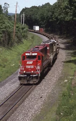SOO LINE Railroad Train Locomotive JUTLAND NJ Original 1993 Photo Slide • $4.99