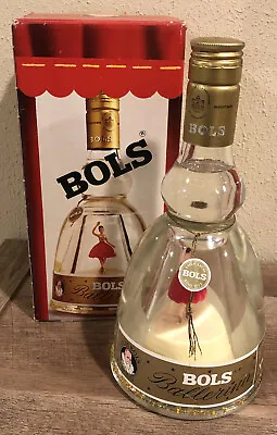 Lucas Bols Ballerina Music Bottle GOLD Flakes W/ Box • $199.95