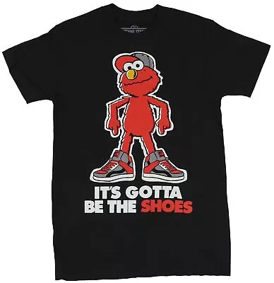 Sesame Street Adult New T-Shirt -   It's Gotta Be The Shoes  Standing Elmo • $12.98