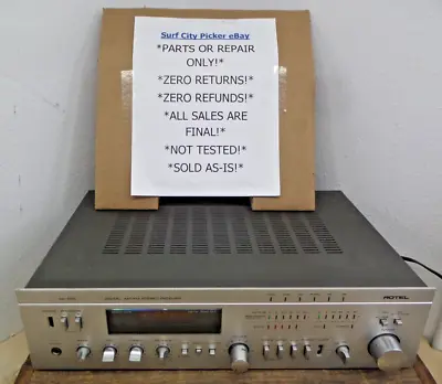 Vintage Rotel RX-550 AM/FM Stereo Receiver *PARTS Or REPAIR BENT KN0BS/MISSING* • $84.50