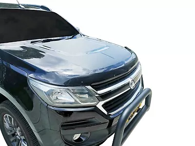 Bonnet Protector Hood Guard For Holden Trailblazer 2017-20 Black Tinted • $89.95