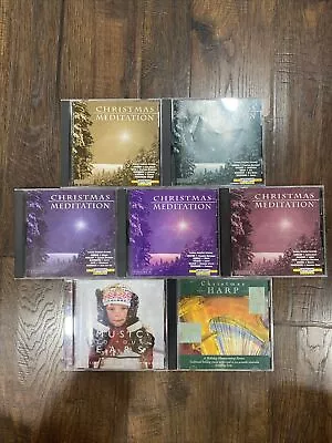 Christmas Meditation 5 CD Set Vtg  Music + 2 Harp & Music To Your Ears Holiday • $9.99