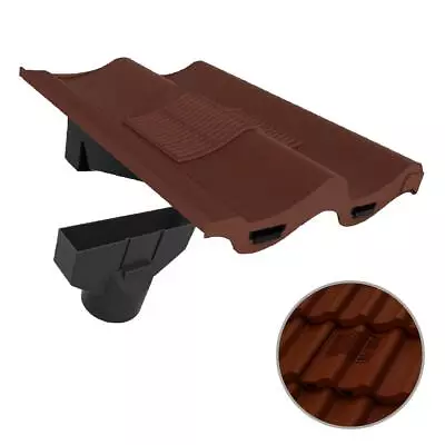 £54.99 • Buy Antique Red Double Pantile Roof Tile Vent & Adapter, Marley Redland Sandtoft