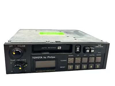 Vintage Toyota By Philips AM/FM Receiver - Car Radio/Cassette Stereo • $85