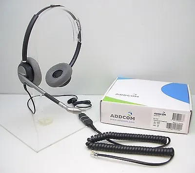 ADD770X01 Headset For Avaya Toshiba Polycom Nortel Mitel Aspire Hybrex Commander • £53.15