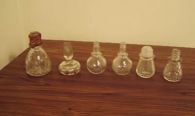 Vintage Glass Bottle Stoppers Mixed Lot Of 6 Various Sizes • $9