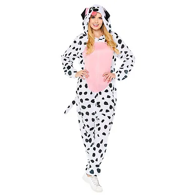 Adult Dalmatian Fancy Dress Dog Costume Animal Book Week Mens Womens All In One • £24.99