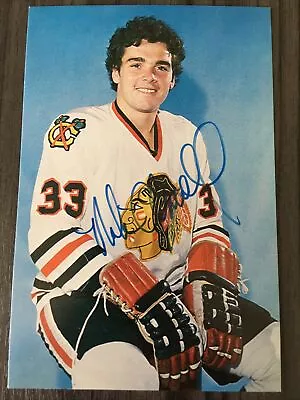 Vintage Chicago Blackhawks Mike O’Connell Autograph Postcard • $15