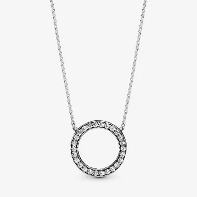 $80.96 • Buy Authentic Pandora Circle Of Sparkle Necklace Item 590514CZ-45