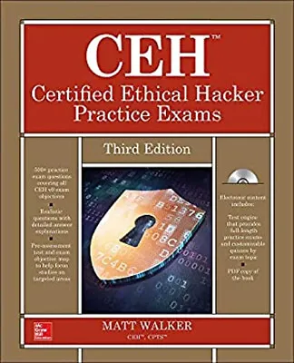 CEH Certified Ethical Hacker Practice Exams Third Edition Matt W • £5.10