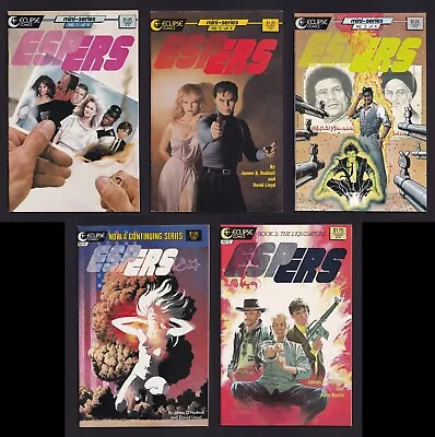 $18 • Buy Espers #1-5 Complete Eclipse Comics 1986 David Lloyd (V For Vendetta)