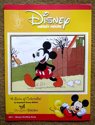 £8.99 • Buy Disney Mickey Mouse  Cross Stitch Coloured Chart