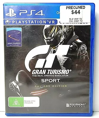 Gran Turismo Sport Day One Edition - PlayStation 4 PS4 Game • $14.99