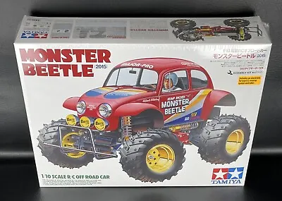 Tamiya 1:10 Red Monster Beetle (2015) Off Road Car Item #58618 *Factory Sealed* • $375.18