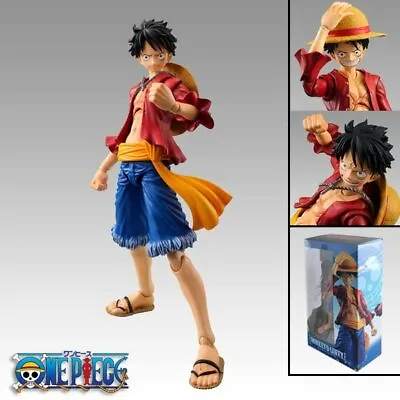 Anime One Piece 18cm BJD Joints Moveable Luffy PVC Action Figure Collection • $58.31